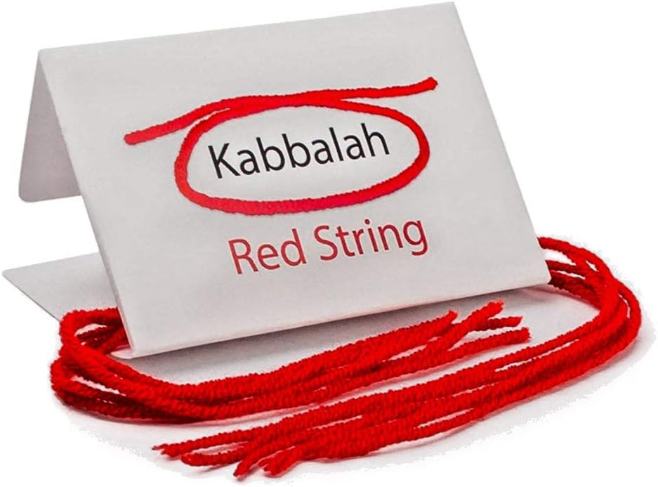 Genuine Kabbalah Bracelet 12" Red - Pack of 5 - Protection Against Evil Eyes and Accidents - 100% Genuine Cotton Braided by Rachel's Tomb Israel - Includes BenPorat Blessing and