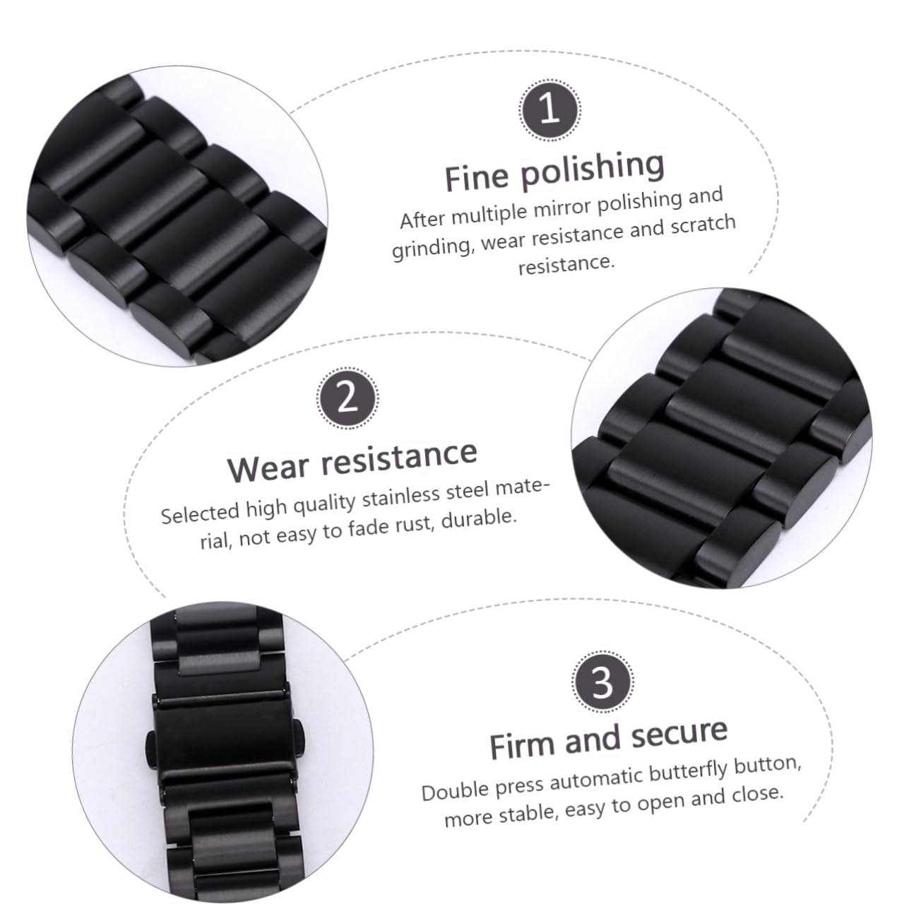 Gadpiparty B5 Cinturino Di Vigilanza 18 Millimetri Watch Band Braccialetto Cinturino Di Vigilanza Cinturino Di Vigilanza In Acciaio Mens Cinturino A Sgancio Rapido Braccialetto In Metallo