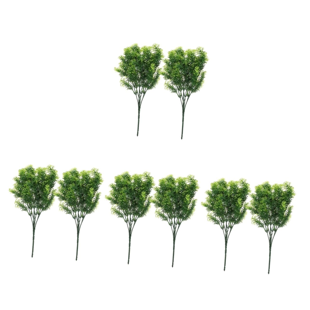 Alipis 4 Set Pianta Finta Domestica Arredamento Piante Pensili Piante Finte Al Coperto Arbusti Piante Artificiali Al Di Fuori Verde Viti Siepe Piante Da Esterno Plastica Green 2 Pezzi * 4