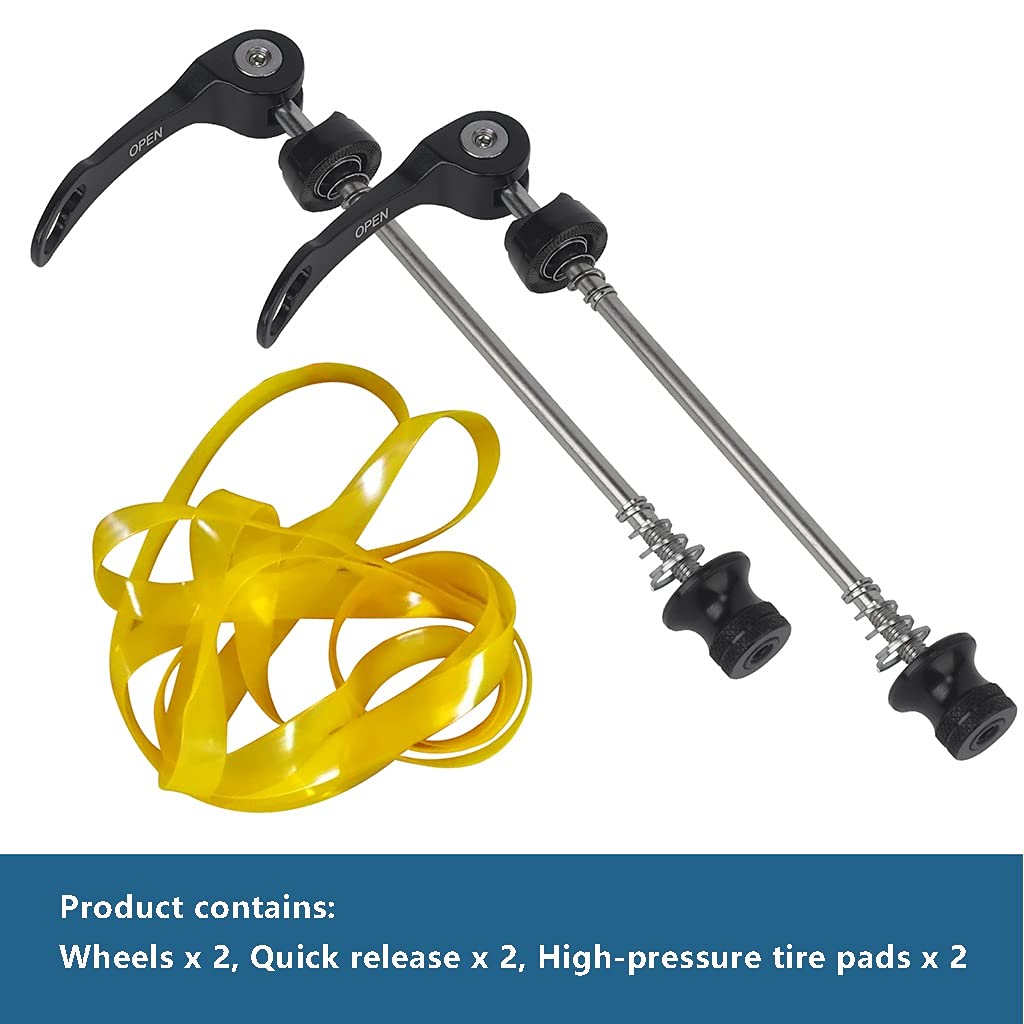 Zestaw kół do roweru górskiego 66.0 cm/69.8 cm/73.7 cm hamulce tarczowe dla 7-11 prędkości 32H Quick Release