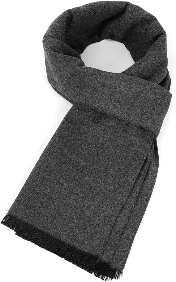 MAOSHYMS Herren Schal Winter Kaschmir Schal Herren Dicke Warme Wolle Herren schals für Herbst Winter 180x30cm