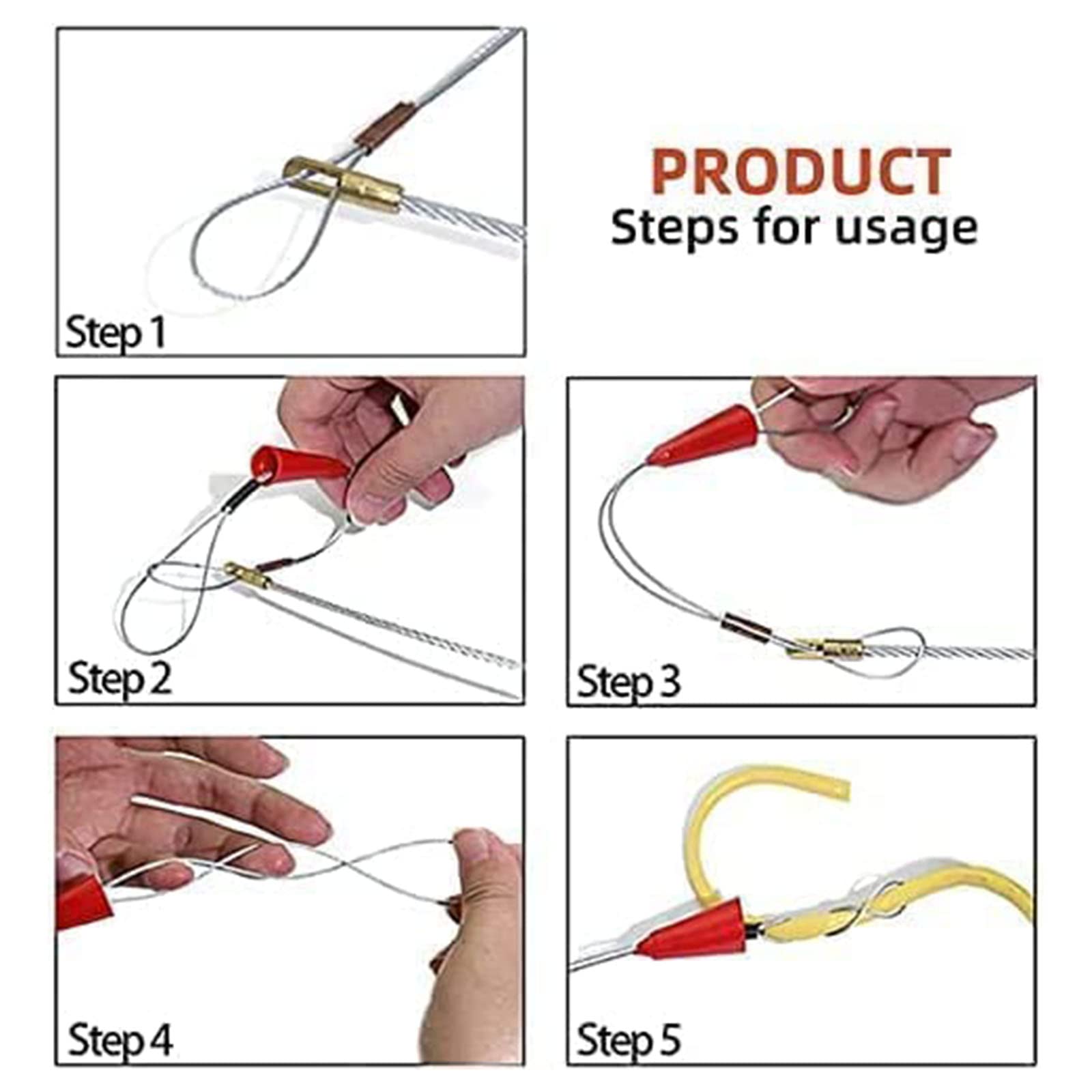 KOOTANS 50FT Fiberglass Running Electrical Wire Cable Glow Rods Wire - View #9