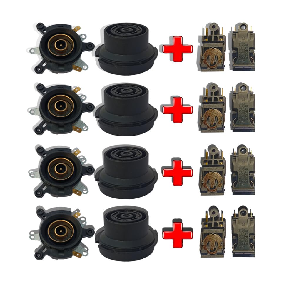iEI Electric Kettle 13A -250V AC Brass Pin Alongwith Normal Close Tempearture Control Male and Female W Socket Thermostat Black Switch Button Steam Spear Parts. (KETTLE SWITCH+THERMOSTAT COMBO 4 SET)-image-41