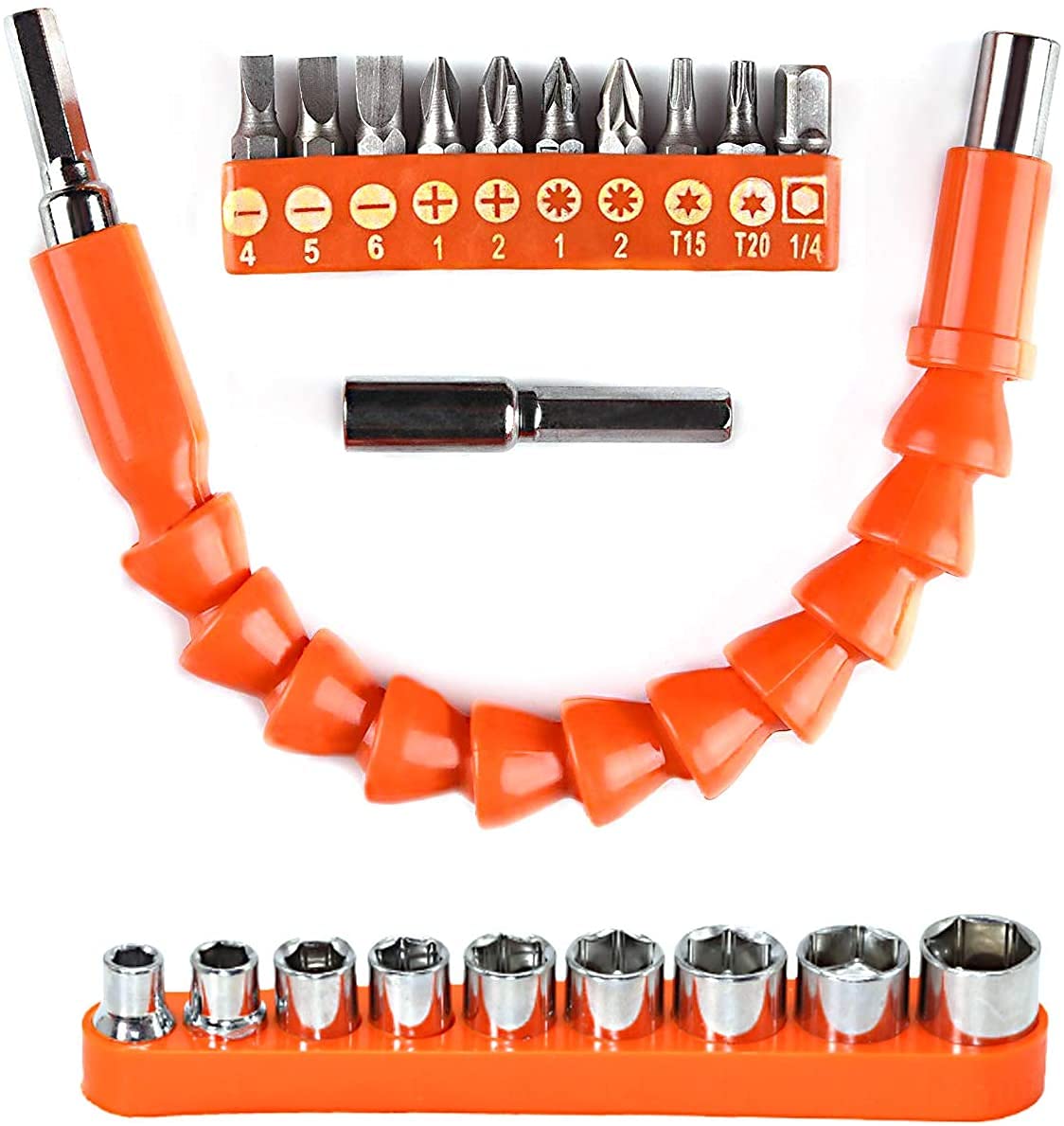 See full amazon price history chart for AASONS Flexible Drill Bit Extension Kit, Flexible Soft Shaft Extension Screwdriver Bits & Sockets Universal Nut Electric Drill Bit Power Hand Repair DIY Tools Accessories (21 Pieces Set), Black AASONS Flexible Drill Bit Extension Kit, Flexible Soft Shaft Extension Screwdriver Bits & Sockets Universal Nut Electric Drill Bit Power Hand Repair DIY Tools Accessories (21 Pieces Set), Black (B093ZZG9XG) Amazon Price History, Amazon Price Tracker