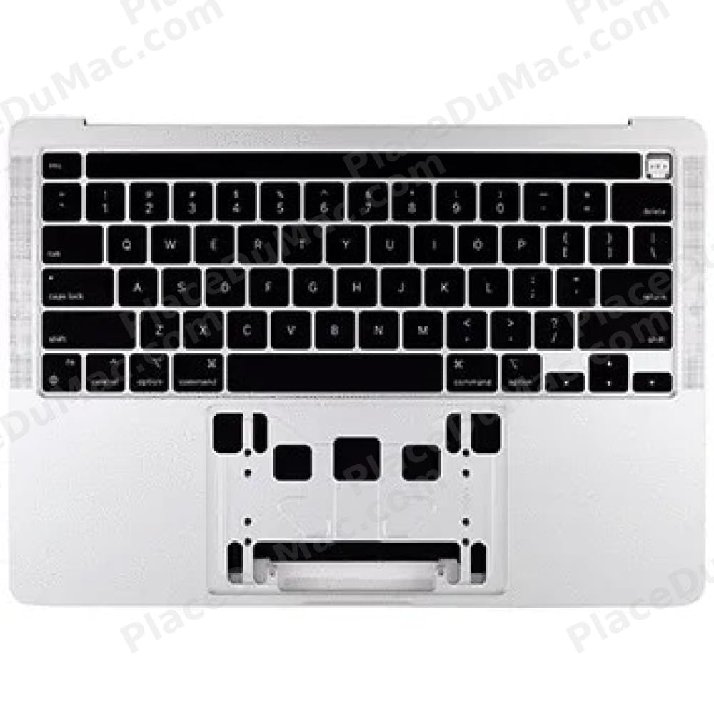 reboot Cover superiore per tastiera francese (A2338) argento MacBook Pro Retina Touchbar M1 13 L2020 compatibile Apple Grade B