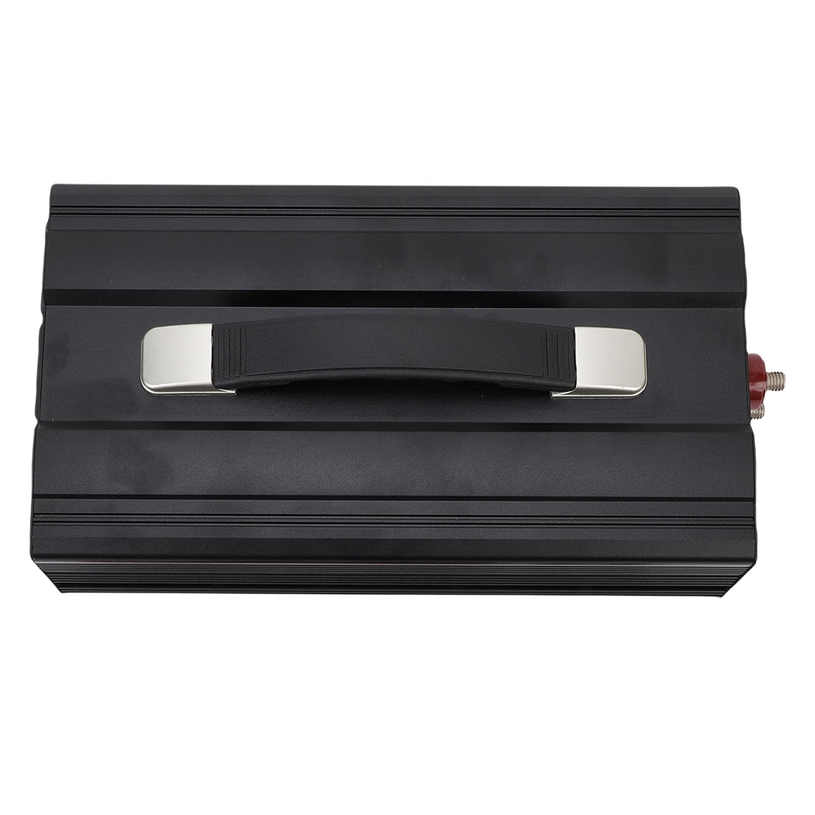 lyrlody Falownik o Mocy 1600 W, Zmodyfikowany Falownik Sinusoidalny 12 V DC na 220 V AC, Wyświetlacz LED, 2 Gniazda AC, Moc Szczytowa 4500 W, Stop Aluminium do Samochodu Zapasowego W Domu na Kempingu