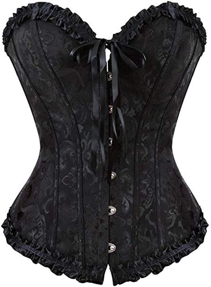 Zinuo Corset Women Sexy Plus Size Corset Overbust Bustier G-string