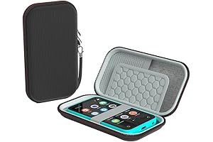 Timmko Player Case for 4" MP3/MP4 Music Players & Earbuds Black EVA
