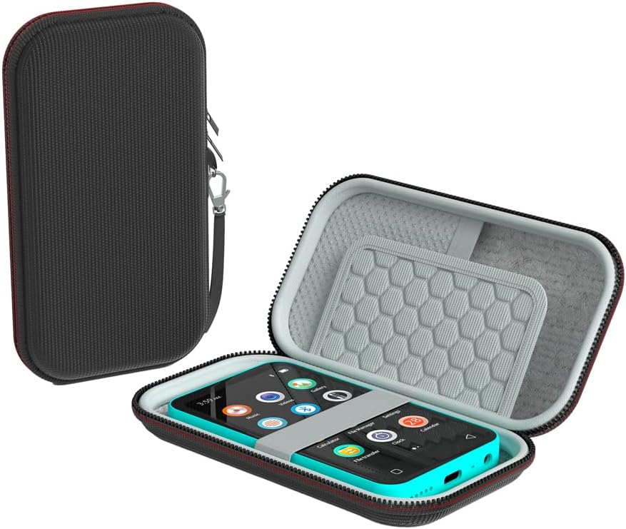 TIMMKOO MP3 and MP4 Player Case for MP3 Player 4" Full Screen Touch Music Player, Fits Earbuds, USB Cable, Memory Card