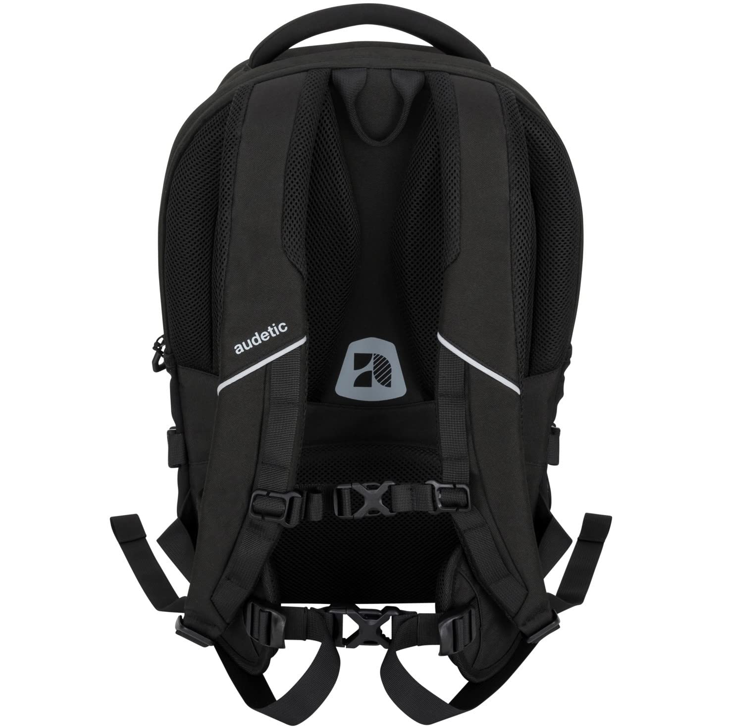 Audetic Mochila Escolar Niñas, Adolescentes Negro - Cosmo - Mochila Ergonómica y Grande para Campus - Mochila Sostenible para el Colegio, Ocio, Viajes - Hidrófugo