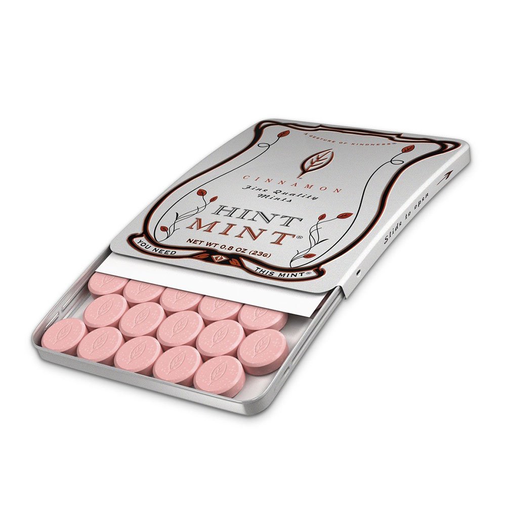Hint Mint Classic Mints, Cinnamon, (Pack of 12)