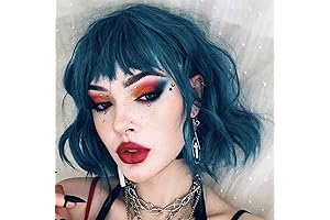 Lapis Lazuli Inspired Wavy Blue Cosplay Wig