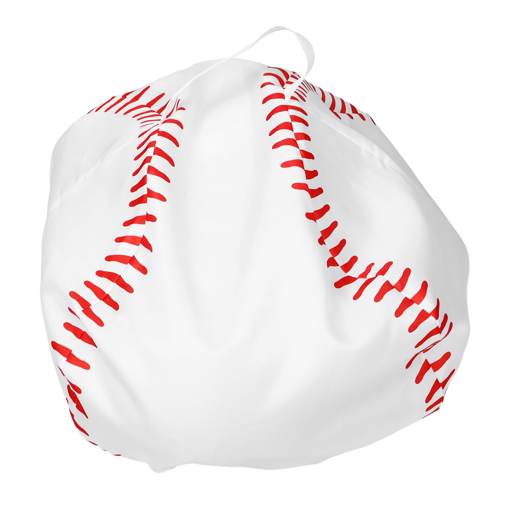 Housse de fauteuil canvas baseball et grand pouf de rangement enfant