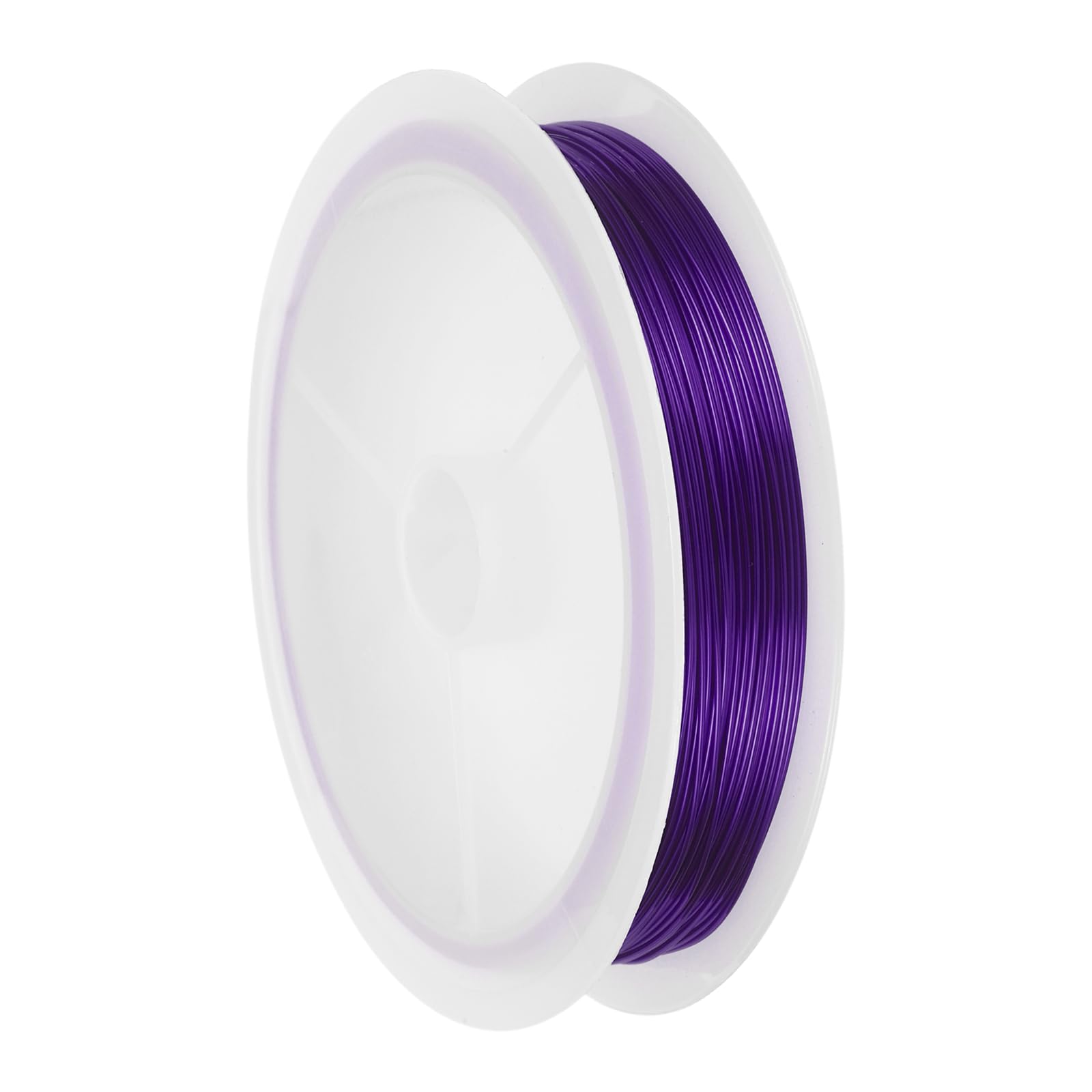 sourcing map 23 Gauge(0.6MM) Copper Wire for Jewelry Making Purple 38M — image 1