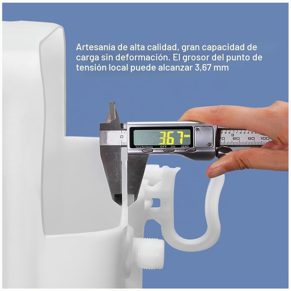 Depósitos De Agua Domésticos 25L/35L/50L/80L/110L/200L Tanque De Agua，Torre De Agua Espesada Rectangular De Grado Alimenticio con Grifo para Almacenamiento De Agua Doméstic(Size:25L)