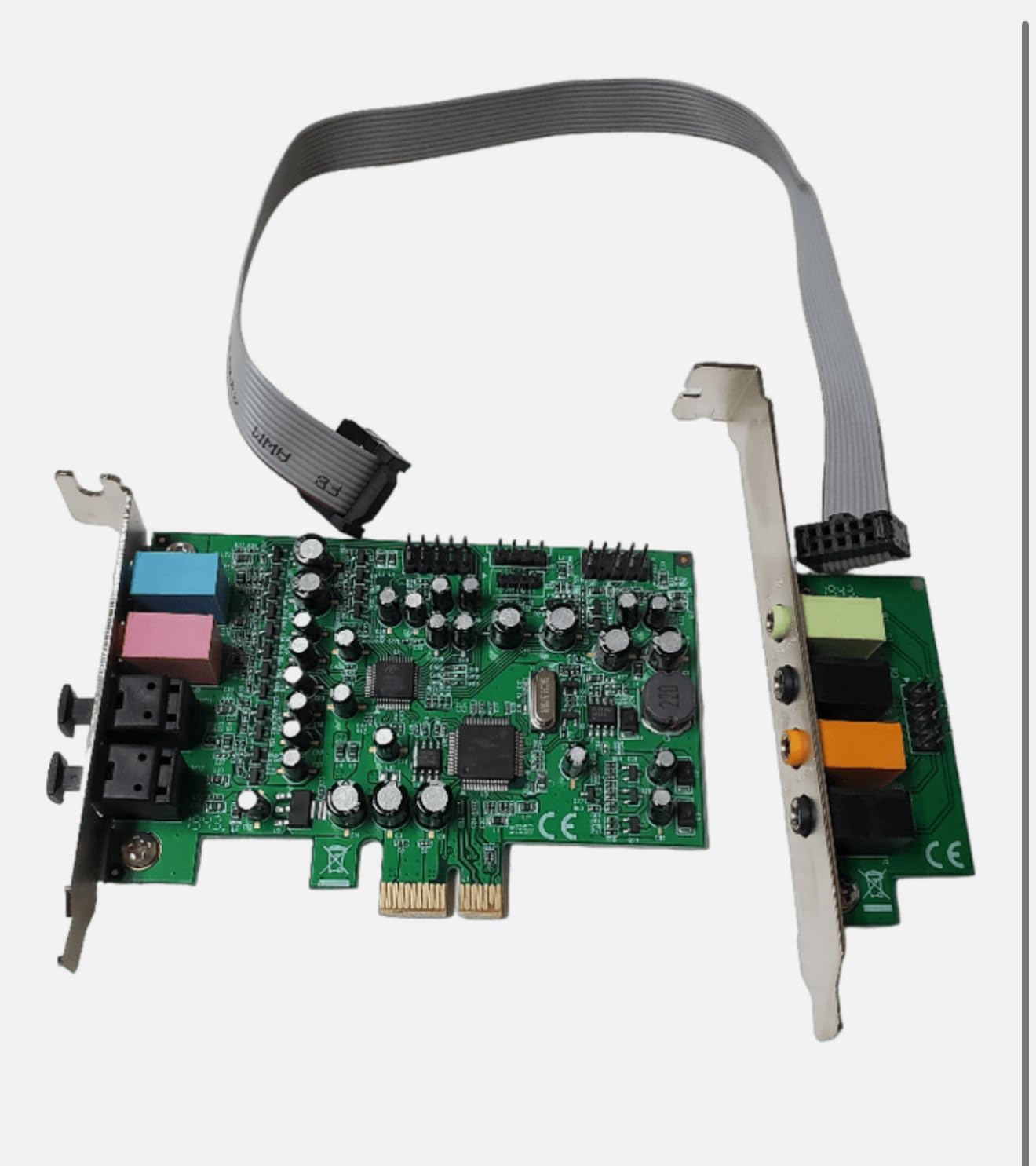 INTERWEB Replacement for SYBA Multimedia 7.1 Surround Sound PCI-e Sound Card, SPDIF Input and Output SD-PEX63081