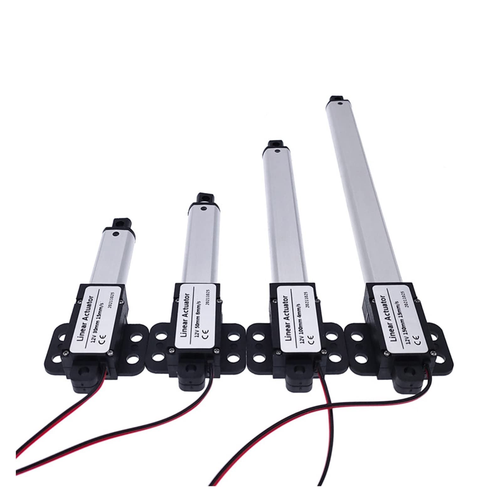 Actionneur linéaire électrique 12V 50mm 100N de type LA-YR pour mini moteur