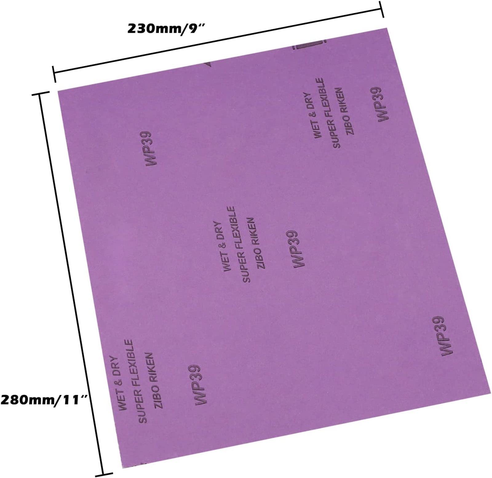 Lot De 28 Feuilles De Papier Abrasif Humide Et Sec Papier Abrasif À Grain Assorti 9 X 11 '' Papier Abrasif Alumine Pour Polir Les Meubles,60