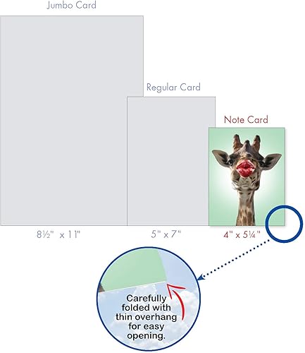 Miniatura 7 de The Best Card Company Juego surtido de tarjetas de felicitación en blanco, incluye 20 tarjetas + sobres, 10 diseños únicos, perfecto para