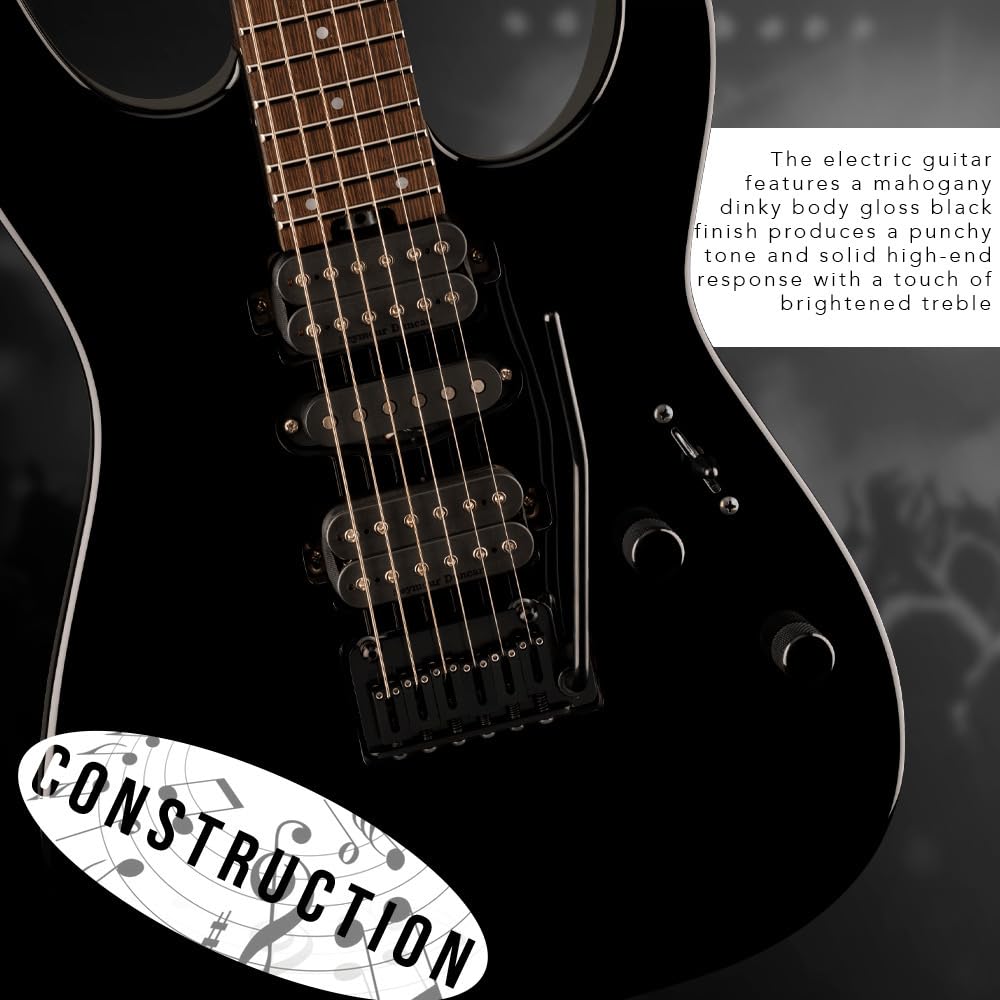 Amazon.com: Charvel MJ DK24 HSH 2PT Electric Guitar - Black