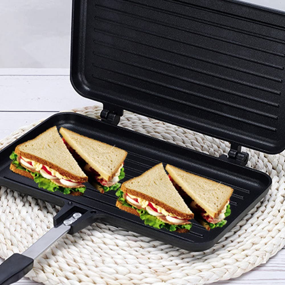 Macchina per Antiaderente A Gas Pane Tostato Macchina per la Colazione Pancake Cottura Barbecue Stampo per Forno