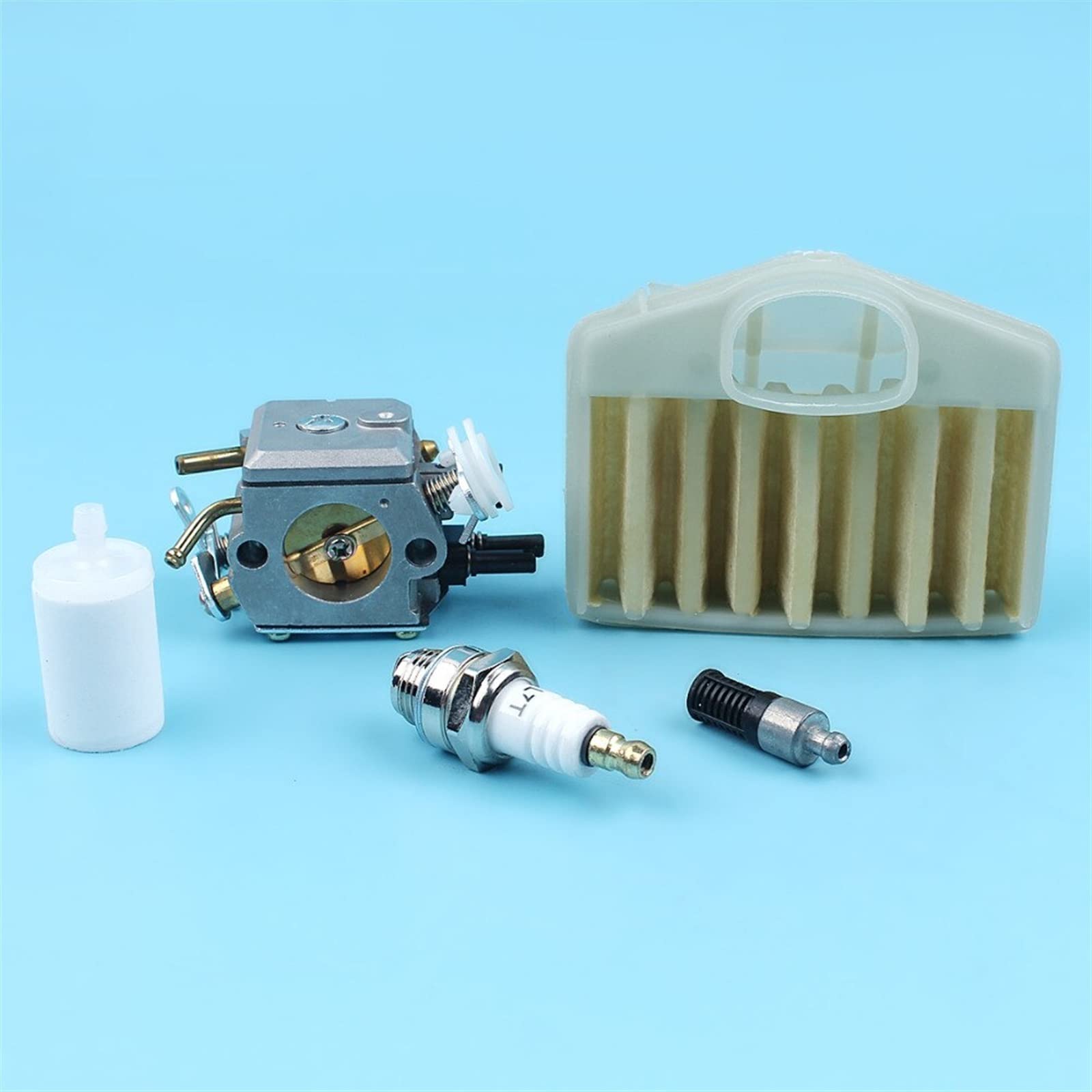 IWBR Carburateur Air Carburant Filtre À Huile L7T Bougie D'allumage Fit for Husqvarna 365 372 371 362 372XP Tronçonneuse Pièce D'outil De Rechange