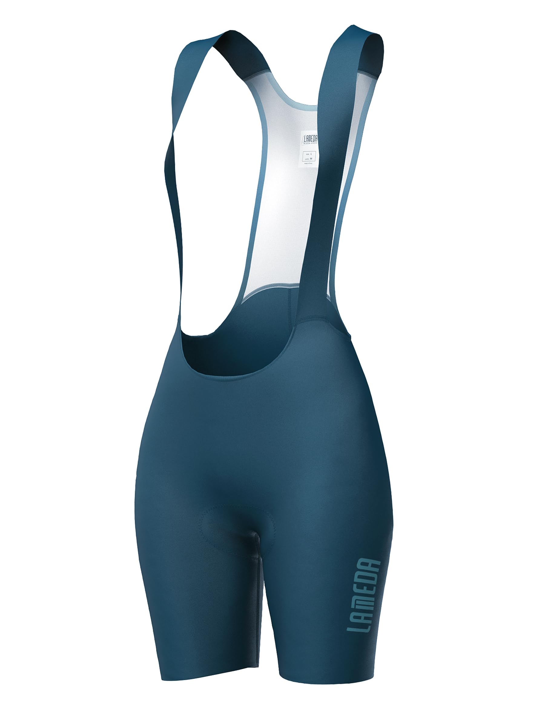 LAMEDA Salopette Ciclismo Donna con Fondello 3D Pantaloncini Ciclista con Bretelle da Bici da Strada Pantaloncini MTB Asciugatura Rapida Trasapirante