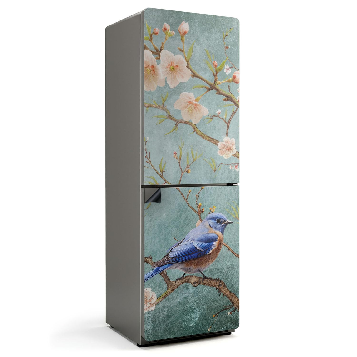 Tapis de cuisine magnétique 60x180 cm imperméable et facile à nettoyer au motif d'oiseau