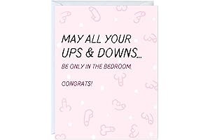 ALY LOU Bachelorette Naughty Wedding Card