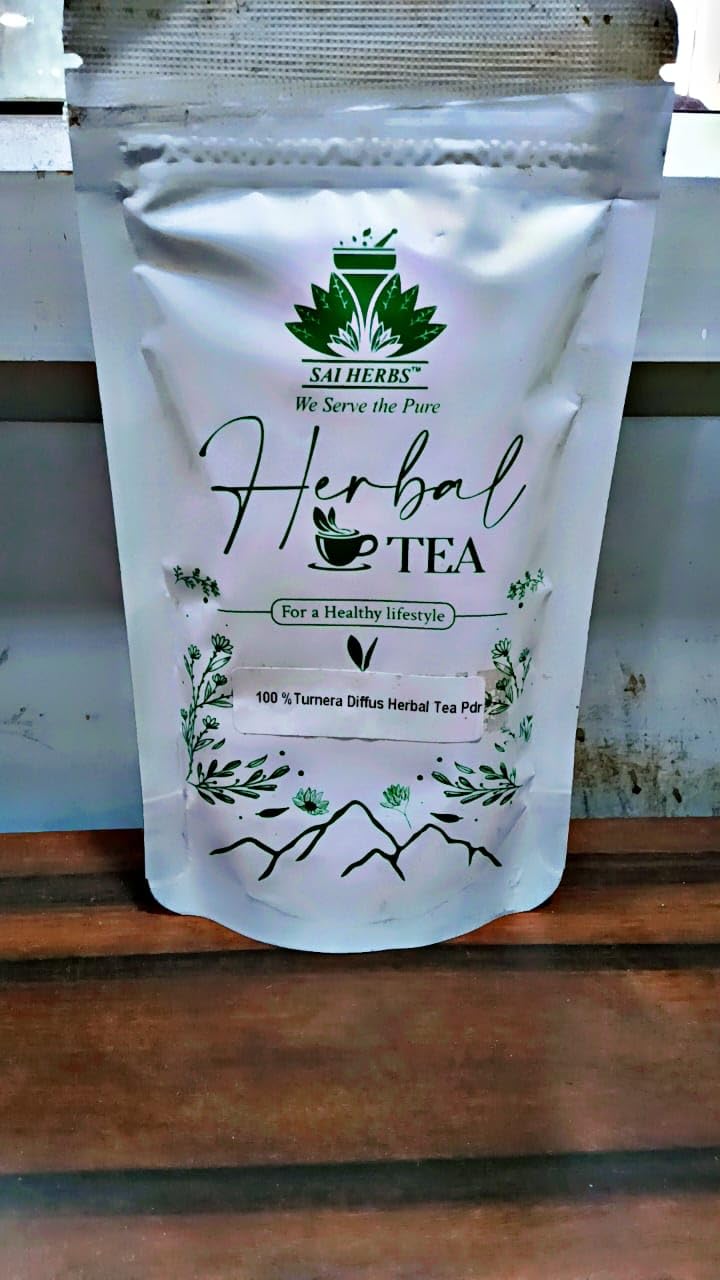 SAI HERBS Passiflora Passion Flower Herbal Tea - Passiflora - Dried Leaves - For Tea - Relieves Stress - Luxury Herbal Tea - Pure & Natural (25 Grams)