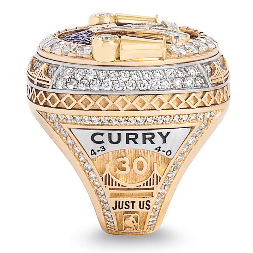 2017-2018 Golden State MVP 30 35# Warriors Championship Ring
