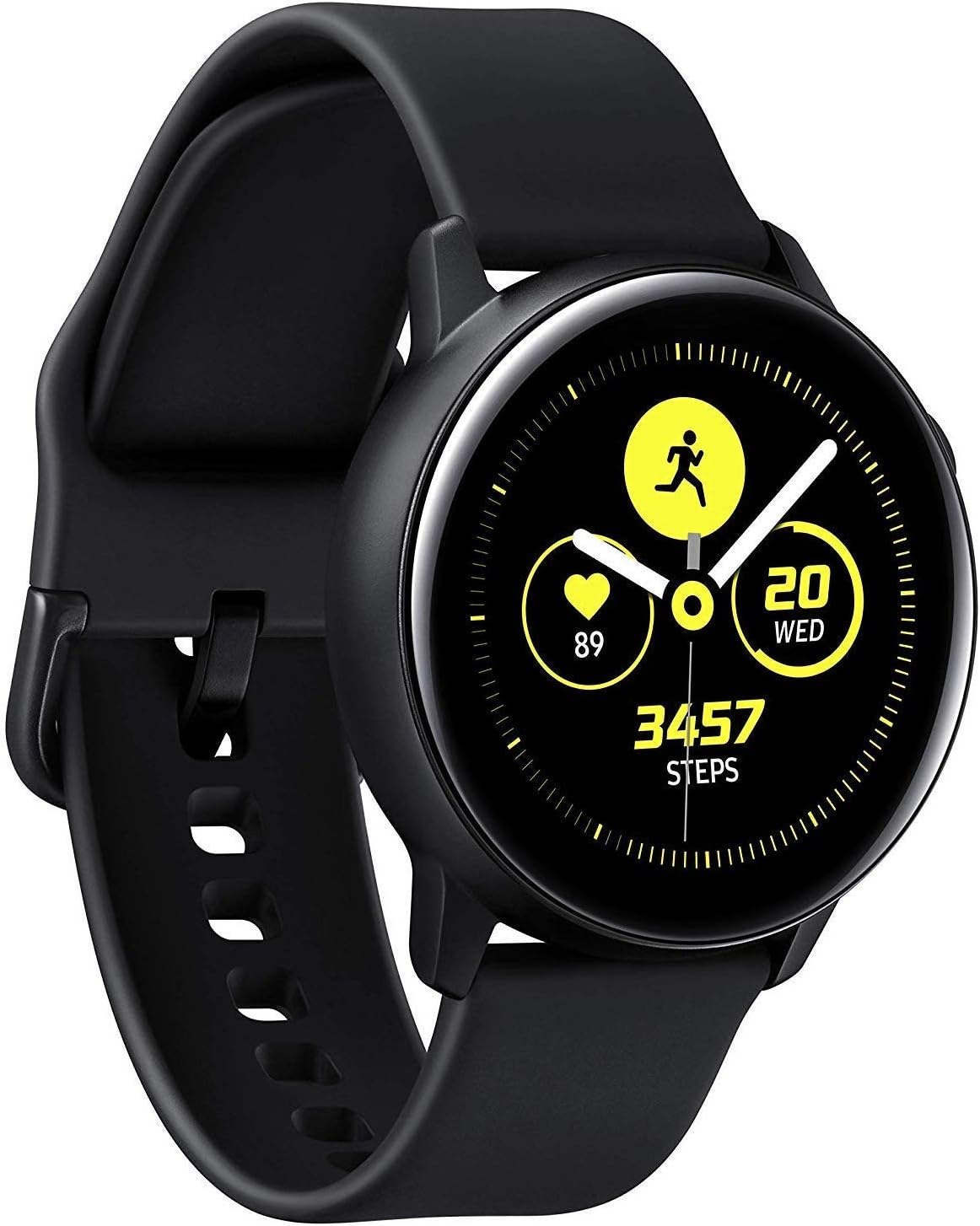 Samsung Galaxy Watch Active - 40mm, IP68 Water Resistant, Wireless Charging, SM-R500N International Version (Black)