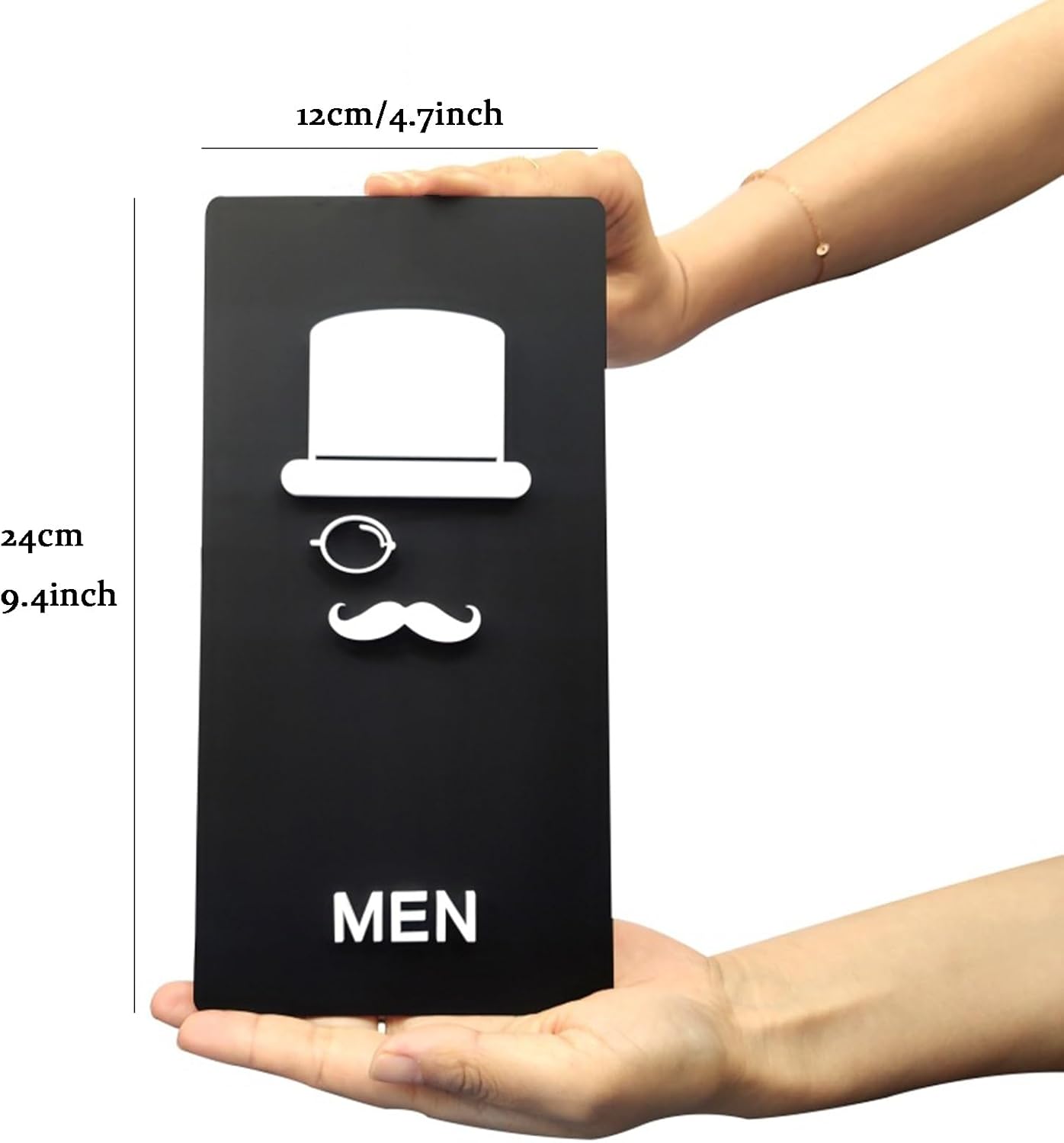 SXPXP トイレサイントイレサインセット、男性と女性のバスルームサイン、3Dアクリル隆起アイコン壁装飾サインオフィス、ビジネス、レストラン用、