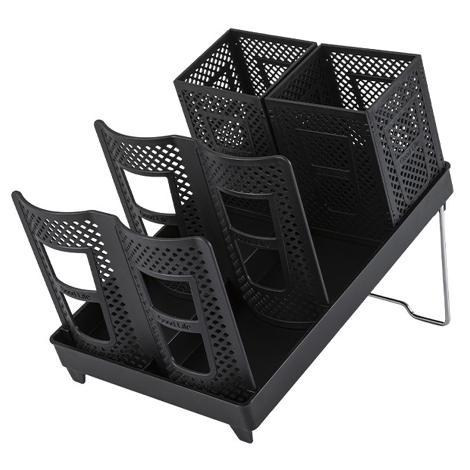 Tsophreniq Stackable Coffee Accessories Holder for Kitchen Countertops Space Saving Drinkware Display Stand Detachable Club Counter Planner