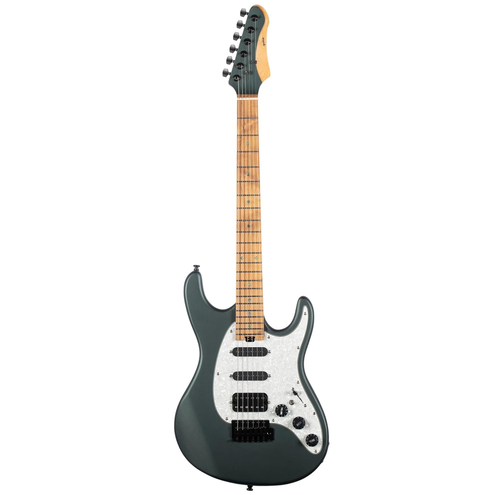 Gitara Elektryczna Profesjonalna 6 Strunowa Gitara Elektryczna O Standardowym Matowym Wykończeniu Korpus Z Topoli Palony Klon(Type 4)