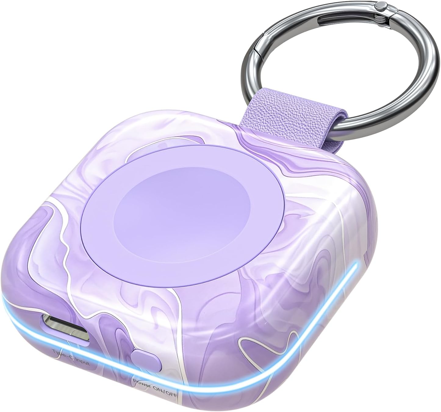 HUOTO Portable Wireless Charger for Apple Watch Magnetic iwatch Charger 1200mah Power Bank Camping Travel Essentials Watch Charger for Series 11/10/9/8/7/6/Se/5/4/3/2/1/Ultra/Ultra 2/Ultra 3