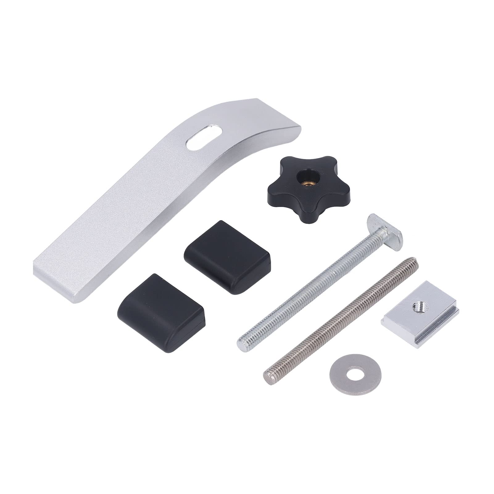 Pinces de maintien en T Aramox M8 en aluminium avec tampons souples pour table CNC 2 jeux