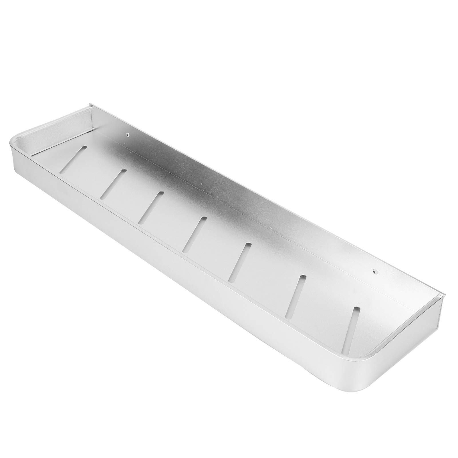 Topyond Shower Caddy Shelf Organizer Space Aluminium Shower Single Layer Rack Wall Mount Shampoo Storage Rack for Bathroom