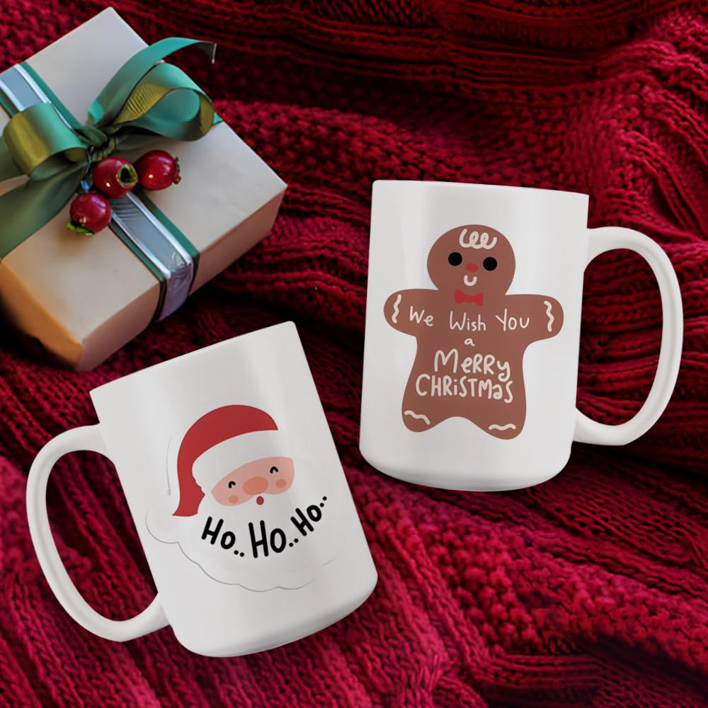 Paquete de 12 tazas de sublimación, tazas de café de 15 onzas con cajas de regalo blancas, tazas Para, tazas de café de cerámica en blanco para café, té, latte, sopa, leche, cacao caliente