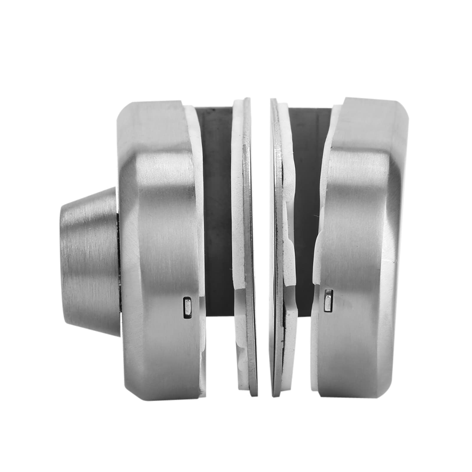 Cerradura de puerta de cristal de acero inoxidable de 10-12 mm con llave sin taladrar cerradura de seguridad para baño, hotel hogar