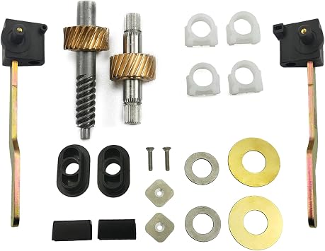 67618370816 Convertible Top Latch Repair Kit Motor Gear, Car Convertible Top Lock Latch Lever Repair Kit 67618370816 Fits for 1993-2010 BMW 318i 323i 325i 328i 330i 645i 650i M3 M6