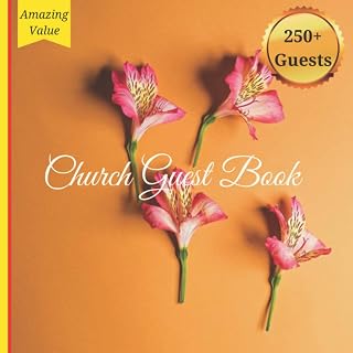 Church Guest Book: Church Guest Book, for church visitors | 250+ Guests