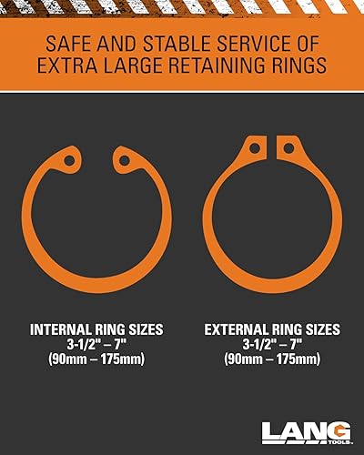 Miniatura 5 de Lang Tools 87, pinzas resistentes con kit de puntas