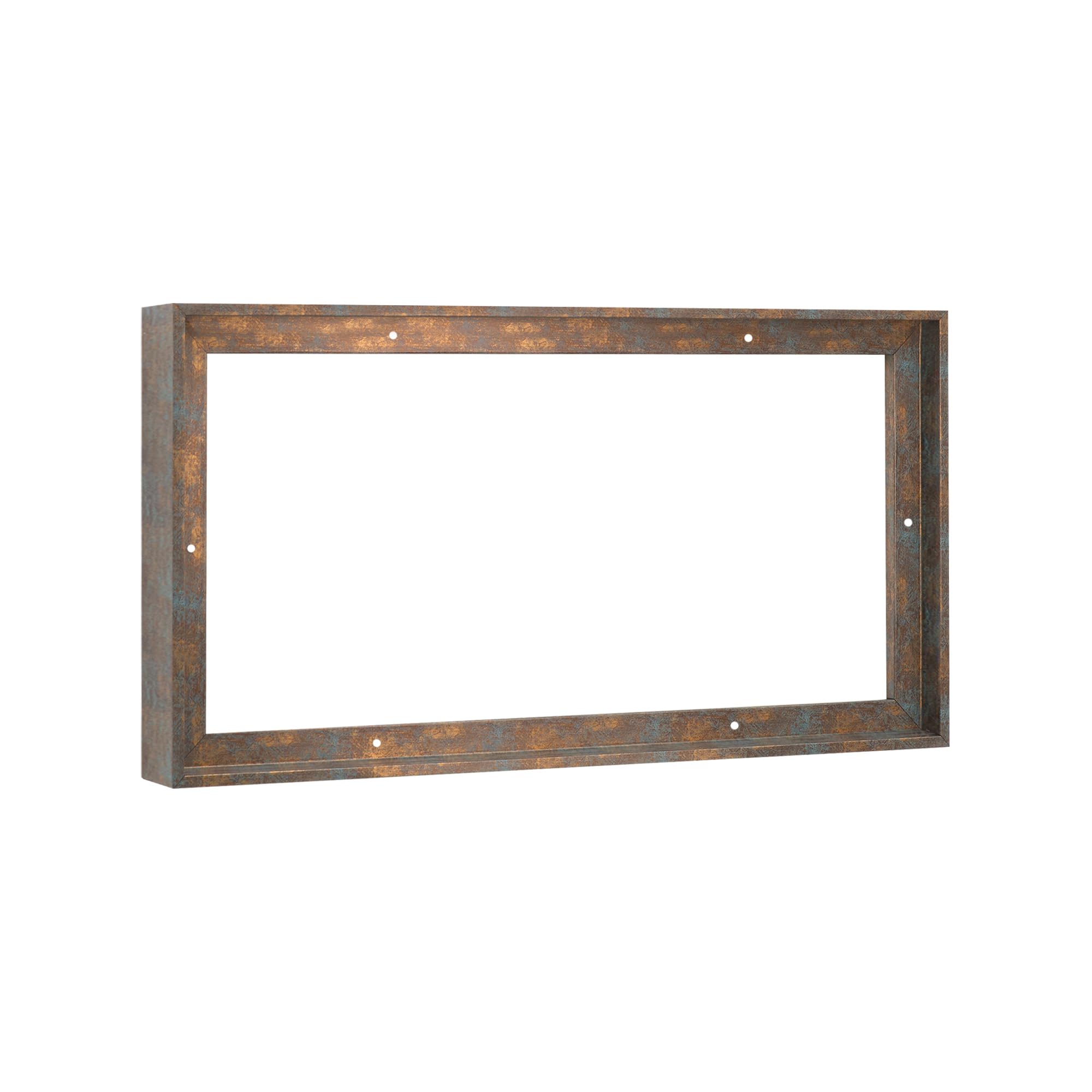 Pixy Canvas 7x14 Floater Frame for 1-1/2 (1.5) inch Deep Canvas Paintings/Canvas Prints/Wood Canvas Panels/Wall Art/Wall Decor/Home Decor/Artwork (Rusty Blue, 7 x 14 inch, Landscape)