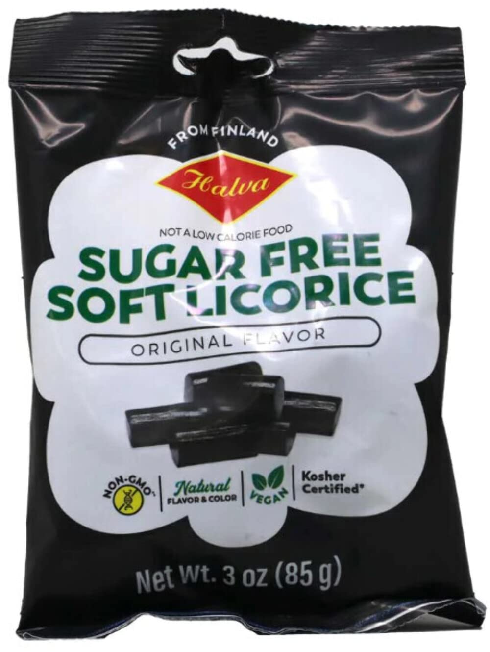Amazon.com : Halva Sugar Free Black Licorice Bag : Grocery