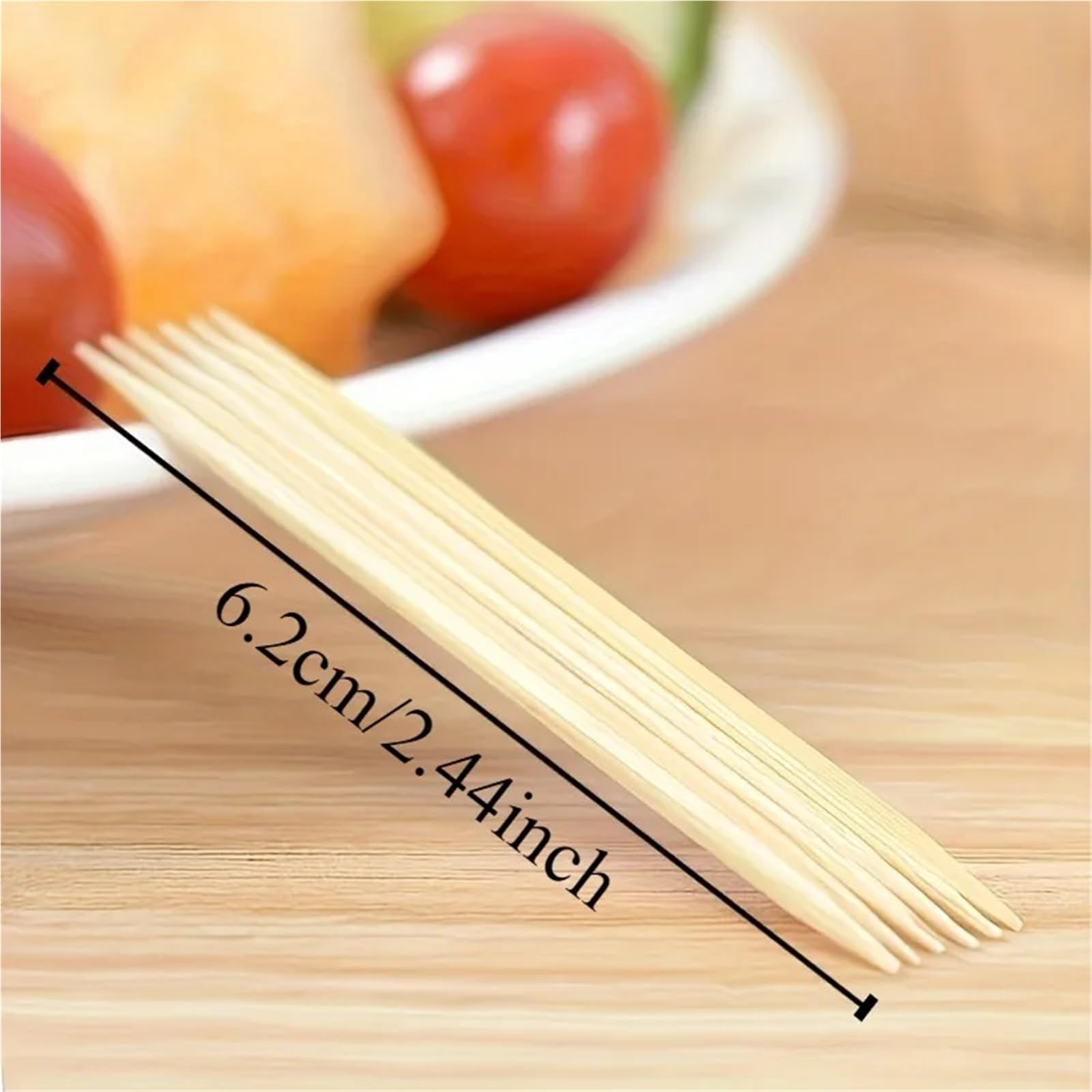 Stuzzicadenti in Legno 6000 Pezzi di bambù USA e Getta for la casa, Il Ristorante, l'hotel, Tavolo da Pranzo, Gli Strumenti Portatili for Pulizia dei Denti -Stuzzicadenti da Cocktail
