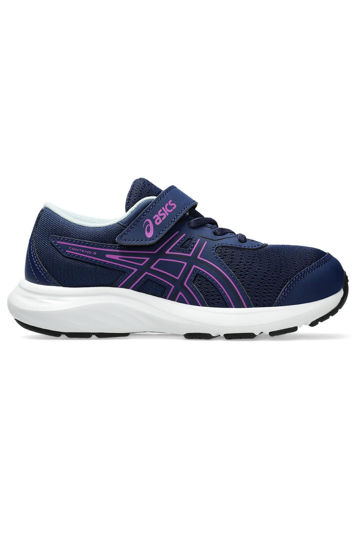 ASICS Contend 9 PS Sneaker, Blue Expanse/Bold Magenta, 11 UK