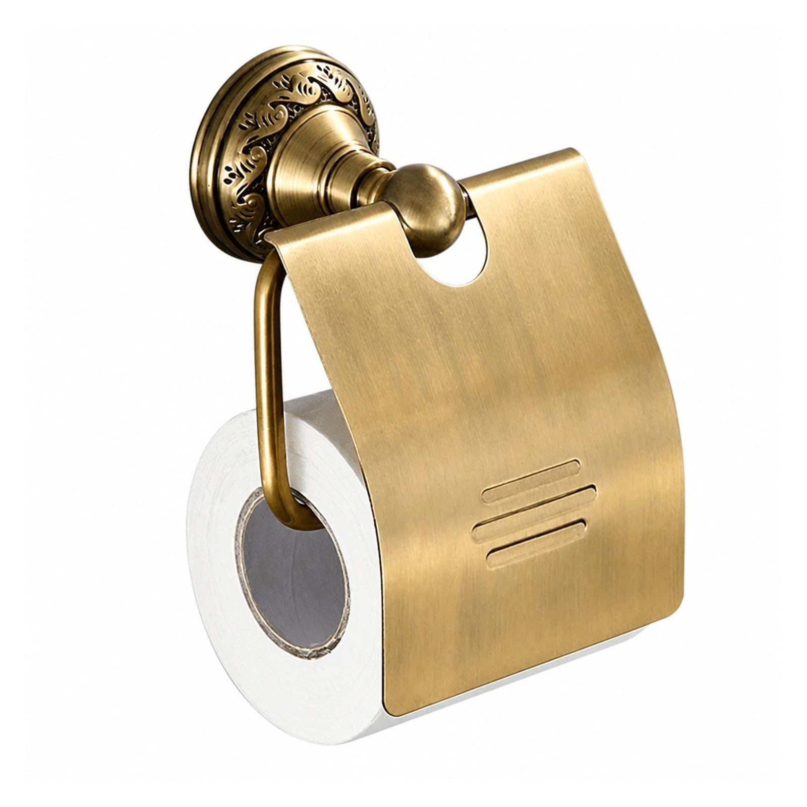 Toilet Roll Holder, Antique Bronze Bathroom Paper Holder With Shelf MS-13992,for Bathroom