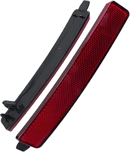 Miniatura 17 de Reflector de parachoques trasero para Cadillac XTS 2013-2017, 20874085 20874084, parachoques trasero inferior rojo reflector luz