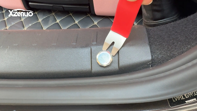 Démontage Panneaux Porte Set Outils Démontage Auto Xzenuo - 5 Cales Métal + Outil Levage - Pour Panneaux Porte Et Garniture - Rouge Cales Métal Panneau Porte